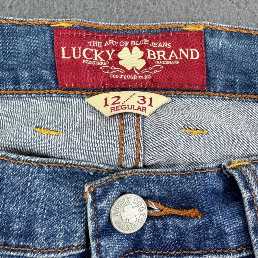 Lucky Brand Sofia Boot Jeans Womens 12/31 Blue Medium‎ Wash Mid Rise Bootcut